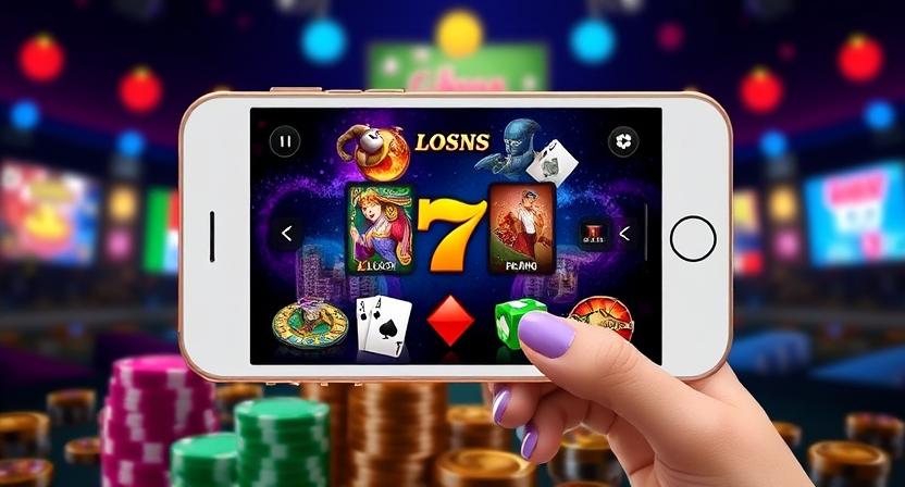 KKFN mobile casino app interface